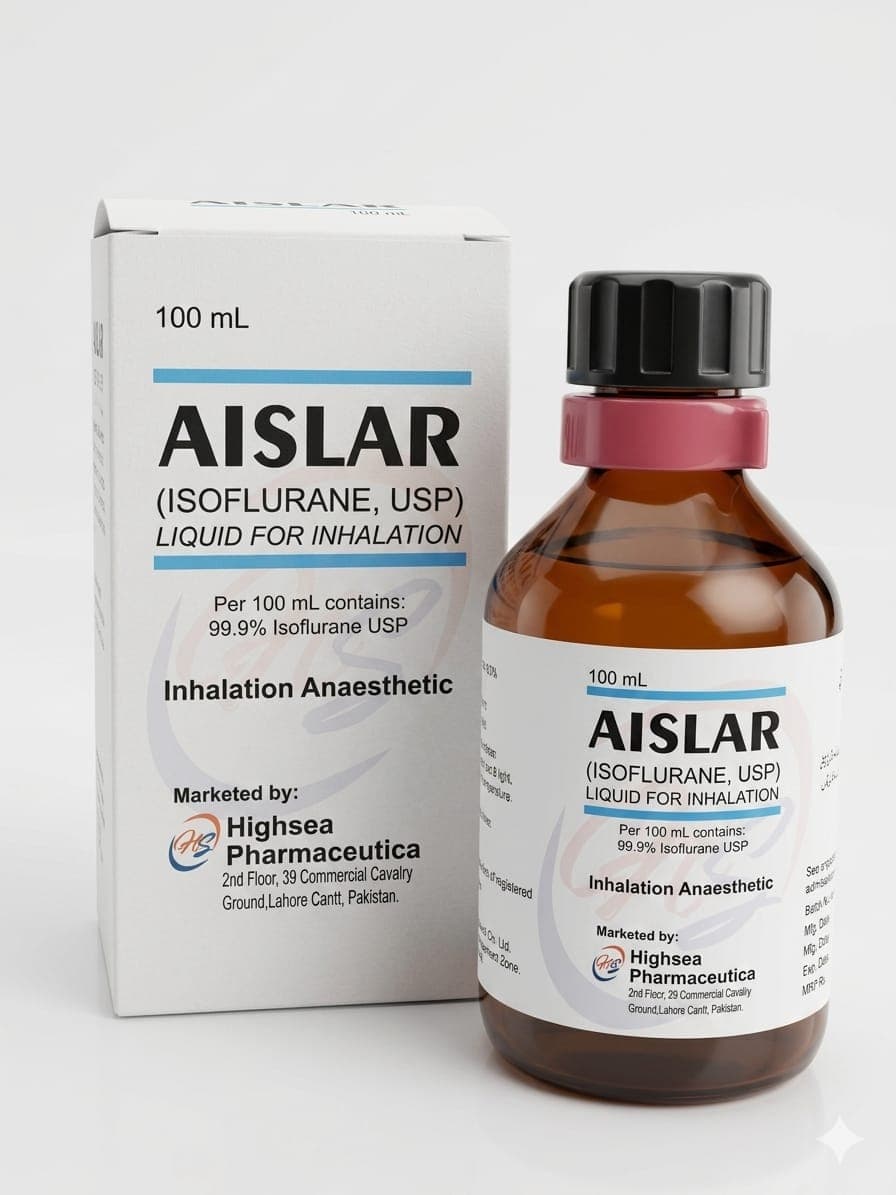 Aislar Isoflurane USP 99.9% Liquid Inhalation Anaesthetic 100mL